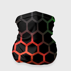 Бандана-труба Gradient hexagon genshin, цвет: 3D-принт