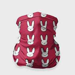 Бандана Bunny Pattern red