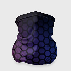 Бандана-труба Abstract hexagon fon, цвет: 3D-принт