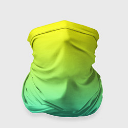 Бандана-труба Светло-голубой градиент, цвет: 3D-принт