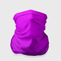 Бандана-труба Ярко-фиолетовый градиент, цвет: 3D-принт