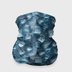 Бандана-труба Сочная текстура из ледяных кубиков, цвет: 3D-принт