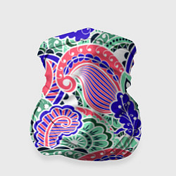 Бандана-труба Модный растительный узор, цвет: 3D-принт
