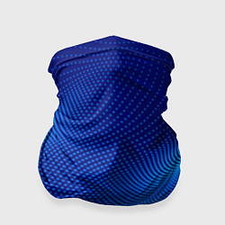 Бандана-труба Blue dots, цвет: 3D-принт