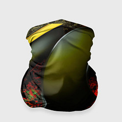 Бандана-труба Зеленые объемные объекты, цвет: 3D-принт