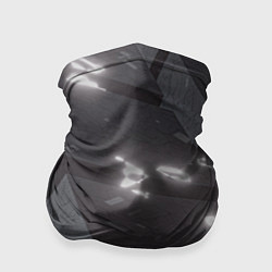 Бандана-труба Серые кубы с сигилами, цвет: 3D-принт