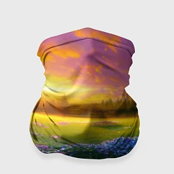Бандана-труба Летний закат, цвет: 3D-принт