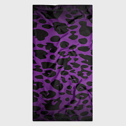 Бандана-труба Фиолетовый леопард, цвет: 3D-принт — фото 2