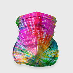 Бандана-труба Радужное излучение, цвет: 3D-принт