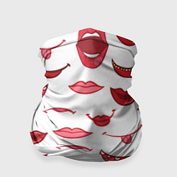 Бандана-труба Сладкие губы, цвет: 3D-принт