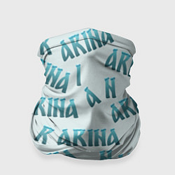 Бандана-труба Арина - текст паттерн, цвет: 3D-принт