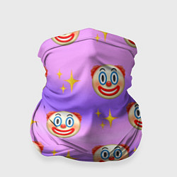 Бандана-труба Узор с Клоунами, цвет: 3D-принт