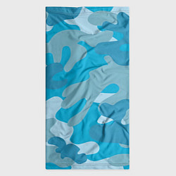 Бандана-труба Камуфляж военный синий, цвет: 3D-принт — фото 2