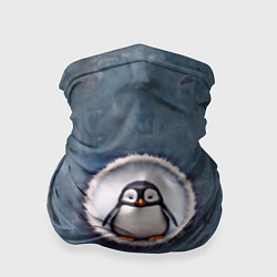 Бандана-труба Маленький забавный пингвинчик, цвет: 3D-принт
