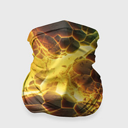 Бандана-труба Разлом плит из лавы, цвет: 3D-принт