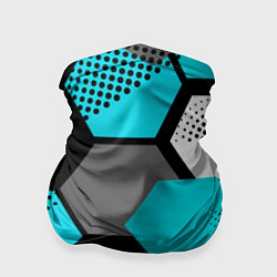 Бандана-труба Шестиугольники абстрактный фон, цвет: 3D-принт