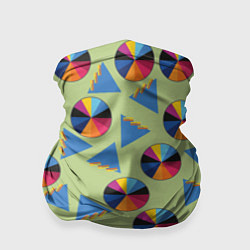 Бандана-труба Круг и треугольник, цвет: 3D-принт