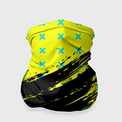 Бандана-труба Гранж в стиле аниме Киберпанк, цвет: 3D-принт