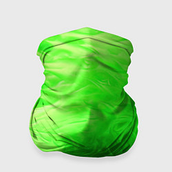 Бандана-труба Яркий зеленый фон, цвет: 3D-принт