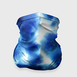Бандана-труба Акварельные абстрактные пятна напоминающие космос, цвет: 3D-принт