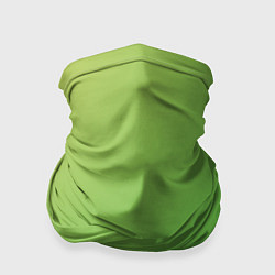 Бандана-труба Градиент - зеленый лайм, цвет: 3D-принт