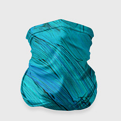 Бандана-труба Голубая масляная краска, цвет: 3D-принт