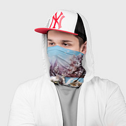 Бандана-труба Новогодний объемный городок, цвет: 3D-принт — фото 2