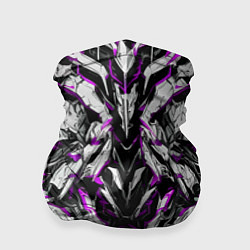 Бандана-труба Фиолетовая кибернетическая броня, цвет: 3D-принт