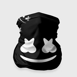 Бандана-труба Marshmello black collection, цвет: 3D-принт