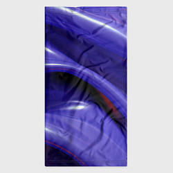 Бандана-труба Фиолетовые абстрактные волны, цвет: 3D-принт — фото 2