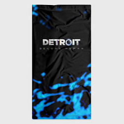 Бандана-труба Detroit become human голубая кровь, цвет: 3D-принт — фото 2