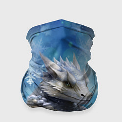 Бандана-труба Зимний дракон, цвет: 3D-принт