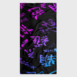 Бандана-труба Tokyos Revenge neon logo, цвет: 3D-принт — фото 2