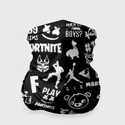 Бандана Fortnite alllogo black