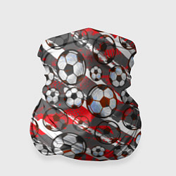 Бандана-труба Футбол паттерны, цвет: 3D-принт
