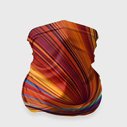 Бандана-труба Цветные волны - нейросеть, цвет: 3D-принт