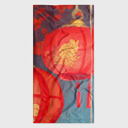 Бандана-труба Яркий китайский новый год, цвет: 3D-принт — фото 2