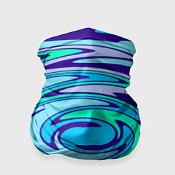 Бандана-труба Круговорот неоновый, цвет: 3D-принт