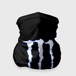 Бандана-труба Monster energy голубой, цвет: 3D-принт