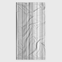 Бандана-труба Полосатая рябь белый, цвет: 3D-принт — фото 2