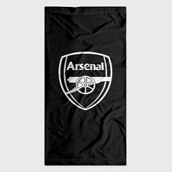Бандана-труба Arsenal fc белое лого, цвет: 3D-принт — фото 2