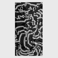 Бандана-труба Абстрактные объемные рельефы, цвет: 3D-принт — фото 2