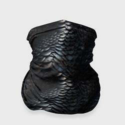 Бандана-труба Блестящая металлическая броня, цвет: 3D-принт