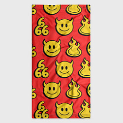 Бандана-труба 666 y2k emoji pattern, цвет: 3D-принт — фото 2