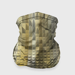Бандана-труба Объемные треугольники текстурированный рельеф, цвет: 3D-принт