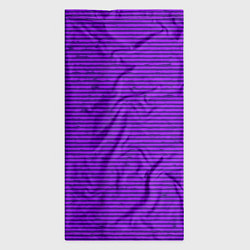 Бандана-труба Сочный фиолетовый в полоску, цвет: 3D-принт — фото 2