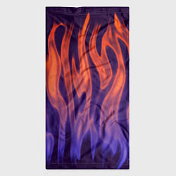 Бандана-труба Сиреневое пламя, цвет: 3D-принт — фото 2