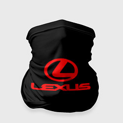 Бандана-труба Lexus red logo, цвет: 3D-принт