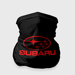 Бандана Subaru red logo