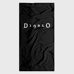 Бандана-труба Diablo logo white, цвет: 3D-принт — фото 2